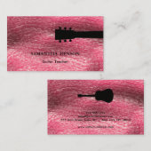 カッコいい&ギタモダンー先生音楽名刺 名刺 (正面/裏面)