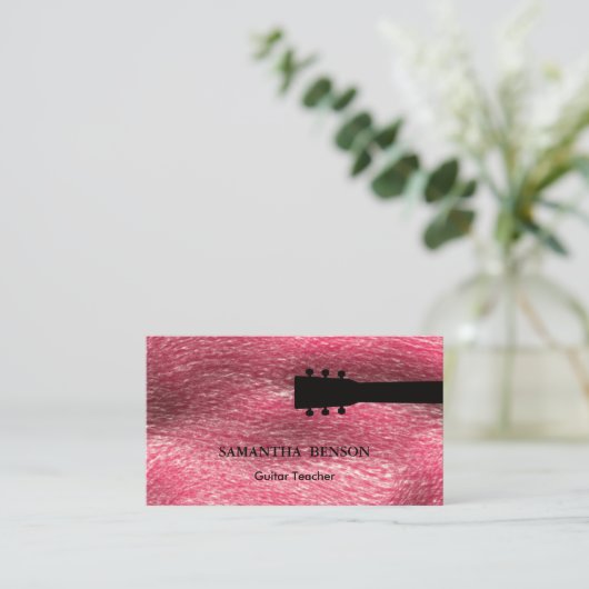 カッコいい&ギタモダンー先生音楽名刺 名刺 (スタンド正面)