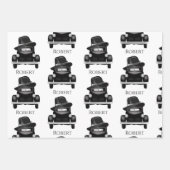 カッコいい&クラシックパーソナライズされた車 ラッピングペーパーシート (正面3)