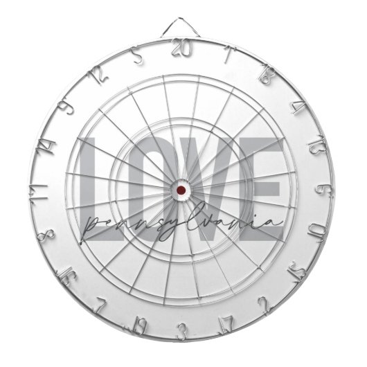 カッコいい,シンプルデザインラヴモダンペンシルバニア ダーツボード (正面)