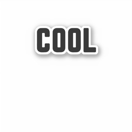 カッコいい シール (正面)