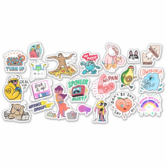 カッコいい シール (正面)