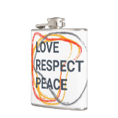 カッコいい,トレンディー,ことわざの都市グラフィックデザイン フラスク (左)