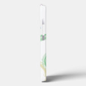 カッコいい,トレンディー,波モダン水色ブラシ Case-Mate iPhoneケース (裏面 / 左)