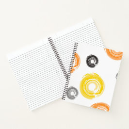 カッコいい,トレンディー，都市，ブモダンラシアート ノートブック