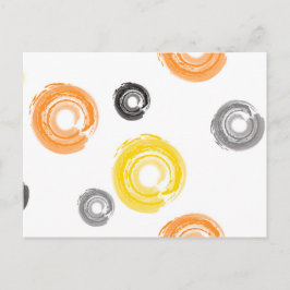 カッコいい,トレンディー，都市，ブモダンラシアート ポストカード