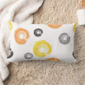 カッコいい,トレンディー，都市，ブモダンラシアート ランバークッション (ブランケット)