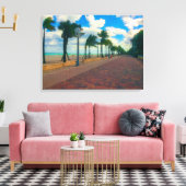 カッコいい&ブリーズアットハリウッドビーチ キャンバスプリント (インサイチュ (リビング))