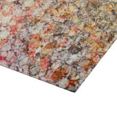 カッコいい、モダンカラフル抽象芸術の背景 カッティングボード (角)