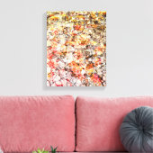 カッコいい、モダンカラフル抽象芸術の背景 キャンバスプリント (インサイチュ (リビング))