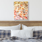 カッコいい、モダンカラフル抽象芸術の背景 キャンバスプリント (インサイチュ (寝室))