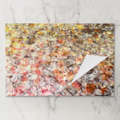 カッコいい、モダンカラフル抽象芸術の背景 ペーパーパッド (折り畳み)