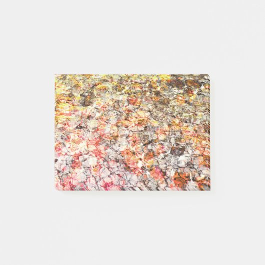 カッコいい、モダンカラフル抽象芸術の背景 ポストイット (正面)
