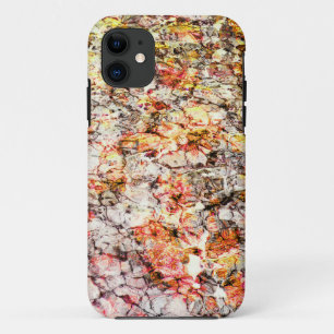 カッコいい、モダンカラフル抽象芸術の背景 iPhone 11 ケース