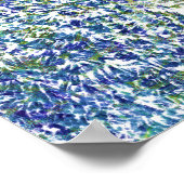 カッコいい、モダントレンディーカラフル抽象芸術の背景 ポスター (角)