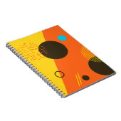 カッコいい,モダントレンディー，都市メンフィスイラストレーション ノートブック (右側)