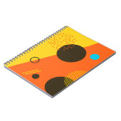 カッコいい,モダントレンディー，都市メンフィスイラストレーション ノートブック (左側)