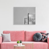 カッコいい,モダン都市建築の写真 キャンバスプリント (インサイチュ (リビング))