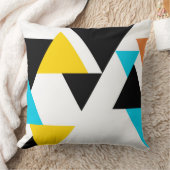 カッコいい、ユニークで、粋な、都市、モダンな三角形 クッション (ブランケット)