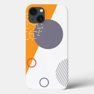 カッコいい,ユニークトレンディー,都市幾何学イラストレーション iPhone 13ケース