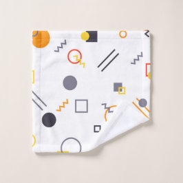 カッコいい,ユニークトレンディー，都市抽象芸術イラストレーション ウォッシュタオル