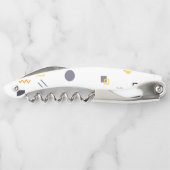 カッコいい,ユニークトレンディー，都市抽象芸術イラストレーション ソムリエナイフ (裏面)