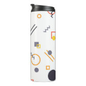 カッコいい,ユニークトレンディー，都市抽象芸術イラストレーション タンブラー (回転右)