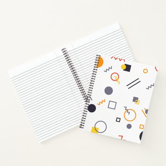 カッコいい,ユニークトレンディー，都市抽象芸術イラストレーション ノートブック (内部)