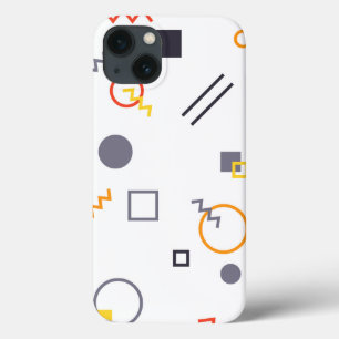 カッコいい,ユニークトレンディー,都市抽象芸術イラストレーション iPhone 13ケース