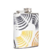 カッコいい,ユニーク,トレンディー，都市のカラフルブラシストローク フラスク (右)