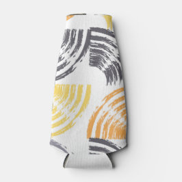 カッコいい,ユニーク,トレンディー，都市のカラフルブラシストローク ボトルクーラー