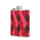 カッコいい,ユニーク,トレンディー，都市幾何形状 フラスク (左)
