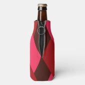 カッコいい,ユニーク,トレンディー，都市幾何形状 ボトルクーラー (ボトル裏面)