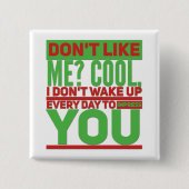 カッコいい – 四角ボタン 缶バッジ (正面)