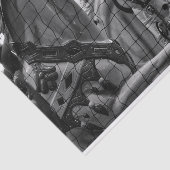 カッコいい、回転木馬の馬の都市、モダンな写真 薄葉紙 (詳細)