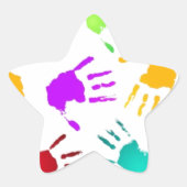 カッコいい 星シール (正面)