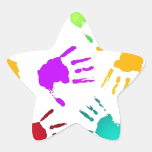 カッコいい 星シール (正面)