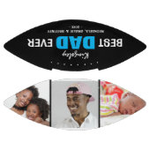 カッコいい「最高のパパEVER」写真と名前ギフト アメリカンフットボール (パネル)