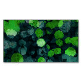 カッコいい、花柄/花模様のユニークな芸術 マグネット名刺 (正面)