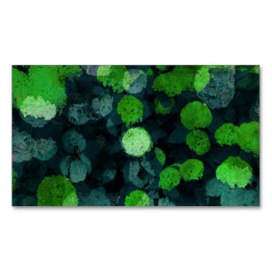 カッコいい、花柄/花模様のユニークな芸術 マグネット名刺