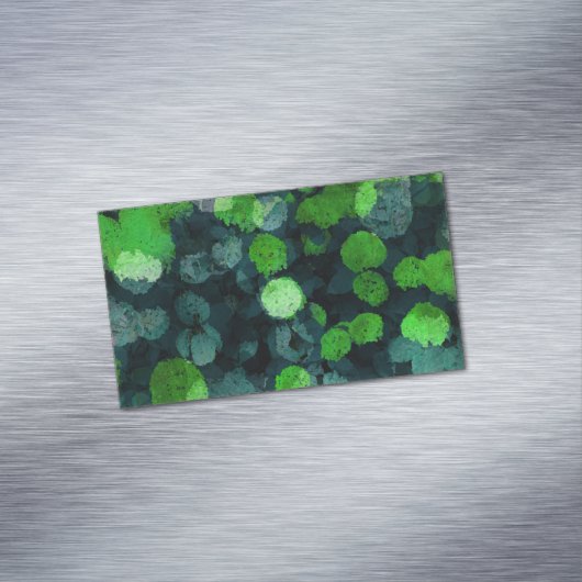 カッコいい、花柄/花模様のユニークな芸術 マグネット名刺 (インサイチュ)