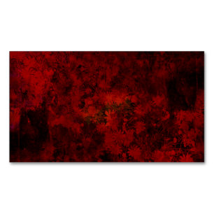 カッコいい、花柄/花模様の近代美術 マグネット名刺