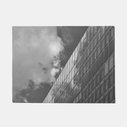 カッコいい，都市の自然と建築 ドアマット (正面)