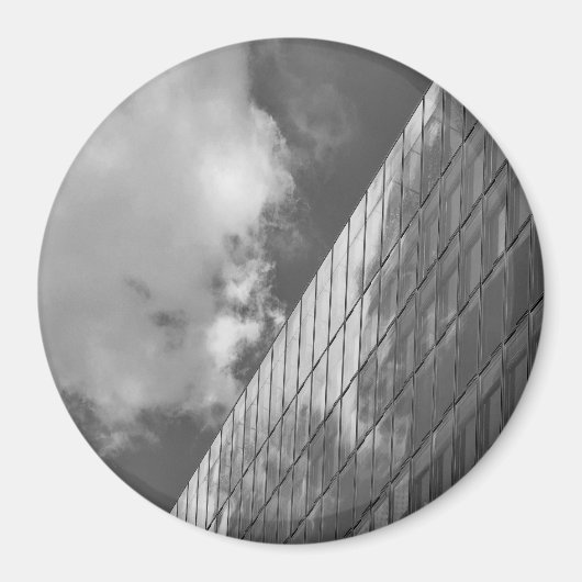 カッコいい，都市の自然と建築 マグネット (正面)