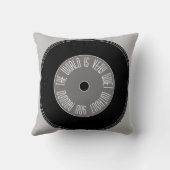カッコいい"音楽" クッション (裏面)