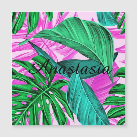 カッコいい，驚くべき，蛍光性の熱帯性ヤシ (正面)