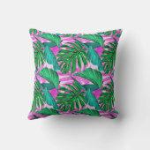 カッコいい,驚くべき,蛍光性の熱帯性ヤシ クッション (裏面)