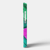 カッコいい，驚くべき，蛍光性の熱帯性ヤシ Case-Mate iPhoneケース (裏面 / 左)