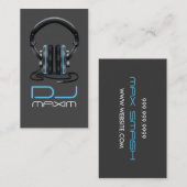 カッコいい DJミュージック名刺 名刺 (正面/裏面)