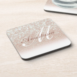 カッコいいAmazing, Pinkグリッター名 コースター